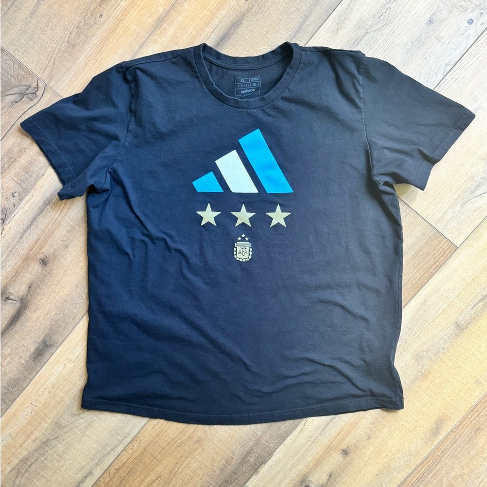 Men’s Argentina National AFA Adidas T-Shirt, Size XL